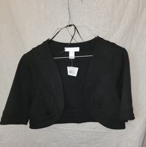 Black bolero, maternity